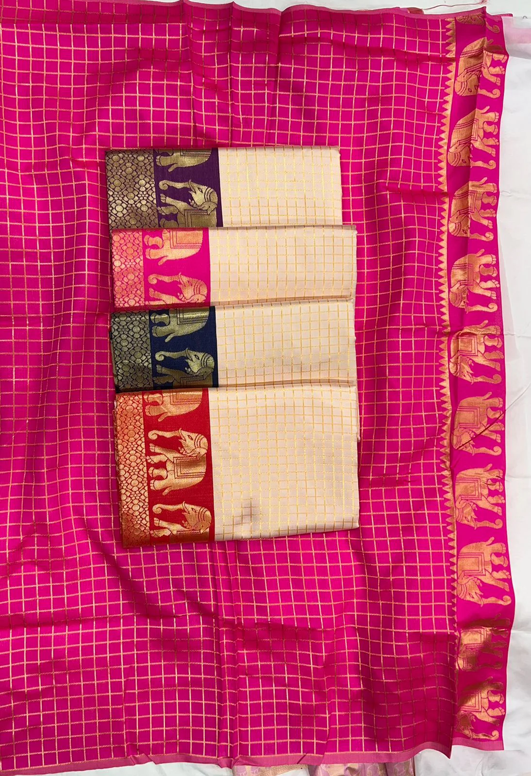 Festival Special Silk Saree With Contrast Zari Border - Image 6