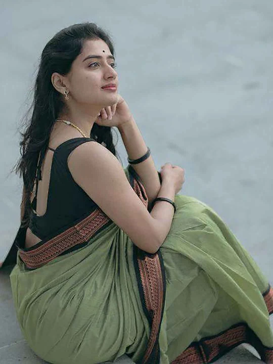 Pista Green Color Silk Saree With Rich Jacqaurd & Zari Border - Image 4
